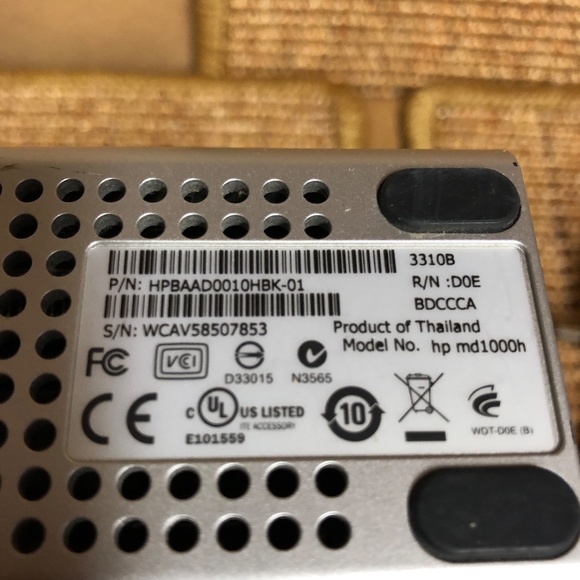 HP SimpleSave 1TB External USB 2.0 Back Up Hard Drive formatted, works - Picture 4 of 11